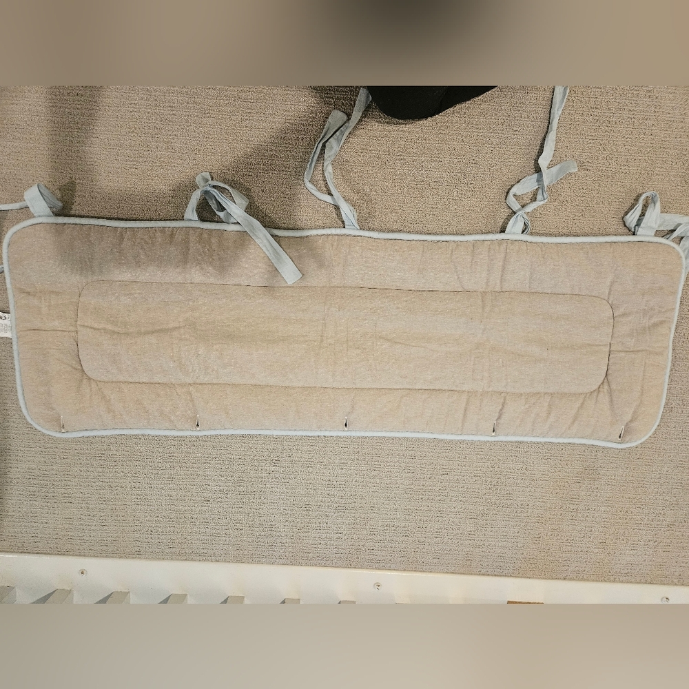 Crib rail cover from Carousel Designs